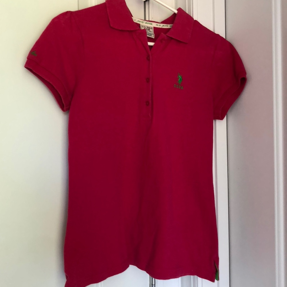 U.S. Polo Assn. Bright Pink Polo